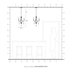 Glendale 3 Light Antique Brass Mini Chandelier by Livex Lighting -Livex Lighting shop antique brass livex lighting chandeliers 41273 01 66 1000