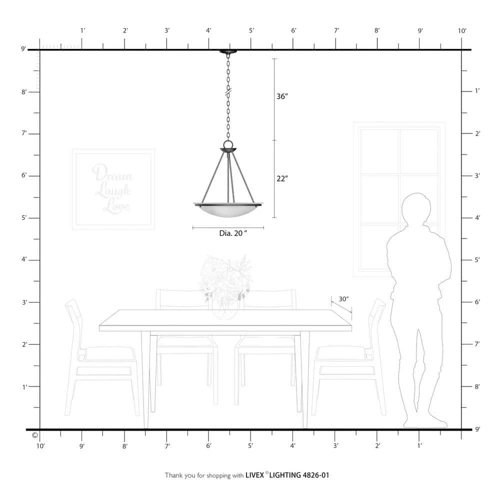 Newburgh 3-Light Antique Brass Pendant with White Alabaster Glass by Livex Lighting 2 Newburgh 3-Light Antique Brass Pendant with White Alabaster Glass by Livex Lighting - Image 2