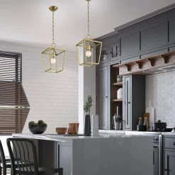 Devone 1 Light Antique Brass Convertible Pendant by Livex Lighting -Livex Lighting shop antique brass livex lighting chandeliers 49432 01 40 1000