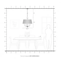 Cartwright 6 Light Antique Brass Pendant Chandelier by Livex Lighting -Livex Lighting shop antique brass livex lighting chandeliers 49446 01 66 1000