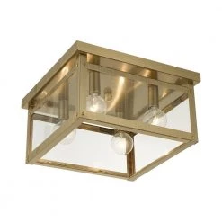 Milford 4 Light Antique Brass Flush Mount by Livex Lighting 18 Milford 4 Light Antique Brass Flush Mount by Livex Lighting -Livex Lighting shop antique brass livex lighting flush mount lights 4032 01 4f 1000