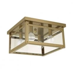 Milford 4 Light Antique Brass Flush Mount by Livex Lighting 17 Milford 4 Light Antique Brass Flush Mount by Livex Lighting -Livex Lighting shop antique brass livex lighting flush mount lights 4032 01 c3 1000