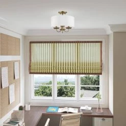 Brookdale 13 in. 3-Light Antique Brass Semi-Flush Mount by Livex Lighting -Livex Lighting shop antique brass livex lighting flush mount lights 42987 01 76 1000