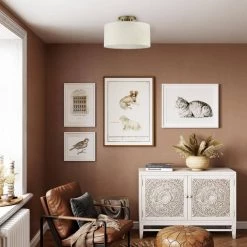 Blossom 1 Light Antique Brass Semi Flush Mount by Livex Lighting -Livex Lighting shop antique brass livex lighting flush mount lights 49809 01 40 1000