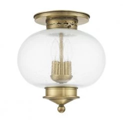 Harbor 3-Light Antique Brass Flush Mount by Livex Lighting 12 Harbor 3-Light Antique Brass Flush Mount by Livex Lighting -Livex Lighting shop antique brass livex lighting flush mount lights 5037 01 c3 1000