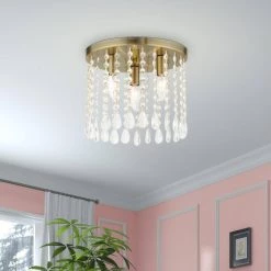 Elizabeth 3 Light Antique Brass Flush Mount by Livex Lighting 15 Elizabeth 3 Light Antique Brass Flush Mount by Livex Lighting -Livex Lighting shop antique brass livex lighting flush mount lights 51067 01 a0 1000