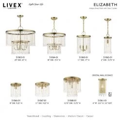 Elizabeth 3 Light Antique Brass Flush Mount by Livex Lighting 23 Elizabeth 3 Light Antique Brass Flush Mount by Livex Lighting -Livex Lighting shop antique brass livex lighting flush mount lights 51067 01 d4 1000