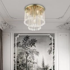 Elizabeth 5 Light Antique Brass Flush Mount by Livex Lighting -Livex Lighting shop antique brass livex lighting flush mount lights 51068 01 40 1000