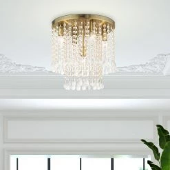 Elizabeth 5 Light Antique Brass Flush Mount by Livex Lighting -Livex Lighting shop antique brass livex lighting flush mount lights 51068 01 a0 1000