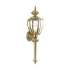 Outdoor Basics 1 Light Antique Brass Outdoor Wall Sconce by Livex Lighting
