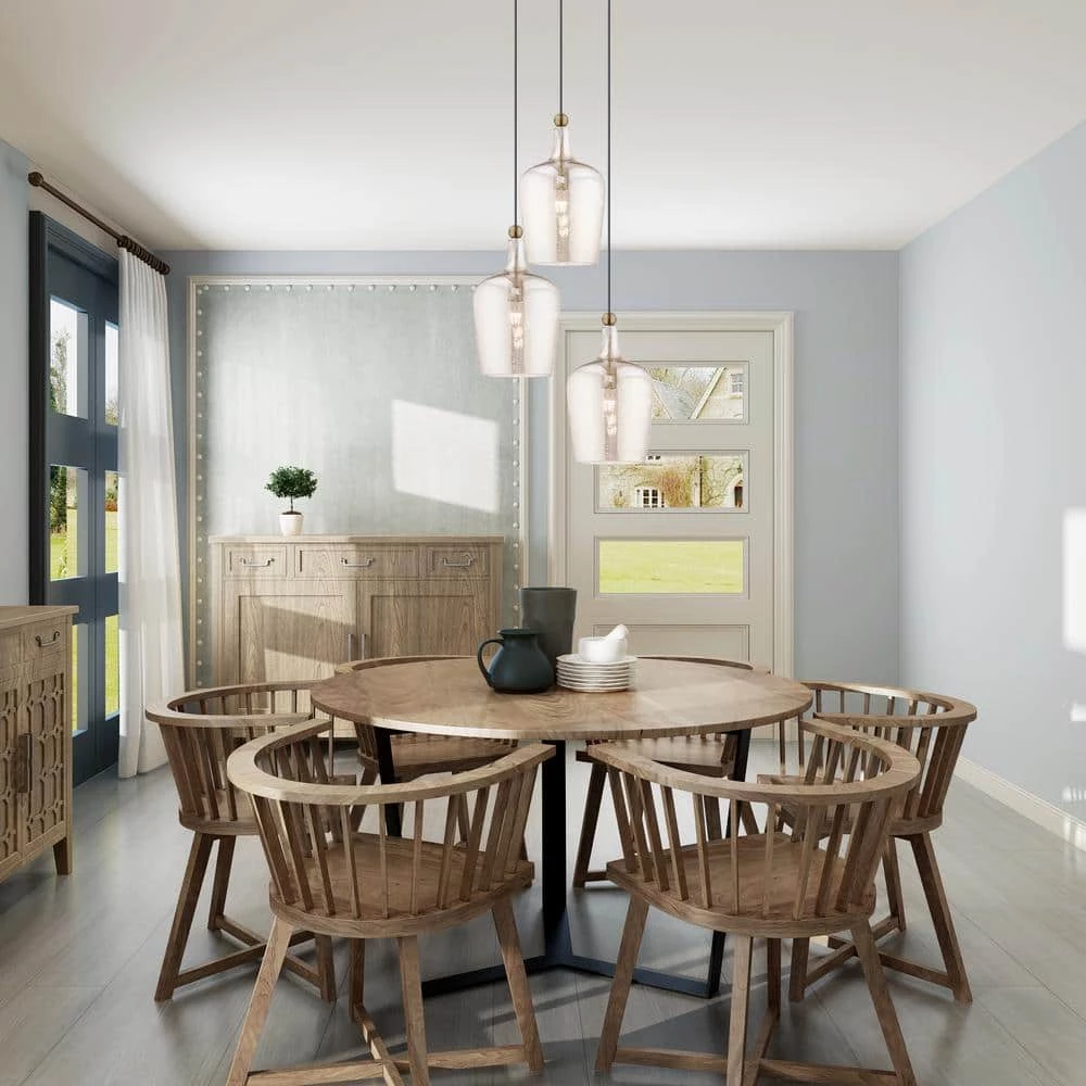 Art Glass Mini Pendants 1 Light Antique Brass Mini Pendant by Livex Lighting 4 Art Glass Mini Pendants 1 Light Antique Brass Mini Pendant by Livex Lighting - Image 4