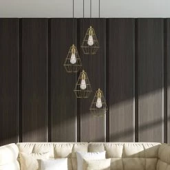 Geometric Shade Mini Pendants 1 Light Antique Brass Mini Pendant by Livex Lighting -Livex Lighting shop antique brass livex lighting pendant lights 41322 01 40 1000