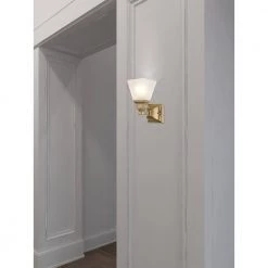 Mission 1 Light Antique Brass Wall Sconce by Livex Lighting -Livex Lighting shop antique brass livex lighting vanity lighting 1031 01 31 1000