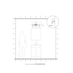 French Regency 3 Light Antique Brass Bath Vanity by Livex Lighting -Livex Lighting shop antique brass livex lighting vanity lighting 1283 01 66 1000