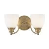 Somerville 2 Light Antique Brass Bath Vanity by Livex Lighting