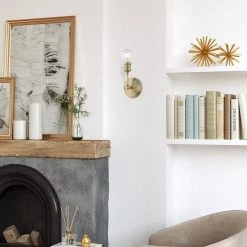 Lansdale 1-Light Antique Brass ADA Wall Sconce by Livex Lighting -Livex Lighting shop antique brass livex lighting vanity lighting 14429 01 40 1000