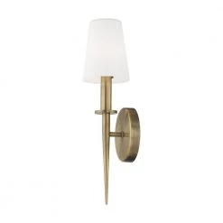 Witten 1 Light Antique Brass ADA Wall Sconce by Livex Lighting -Livex Lighting shop antique brass livex lighting vanity lighting 41692 01 fa 1000