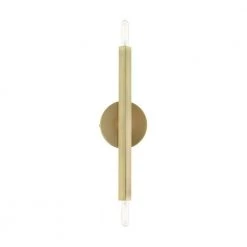 Monaco 2 Light Antique Brass ADA Sconce by Livex Lighting 18 Monaco 2 Light Antique Brass ADA Sconce by Livex Lighting -Livex Lighting shop antique brass livex lighting vanity lighting 46981 01 4f 1000