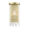 Elizabeth 1 Light Antique Brass ADA Sconce by Livex Lighting