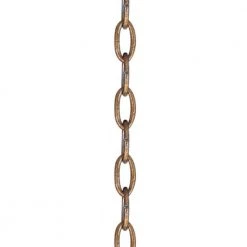 Antique Gold Leaf Extra Heavy Duty Decorative Chain by Livex Lighting