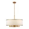 Park Ridge 7 Light Hand Painted Antique Gold Leaf Chandelier by Livex Lighting