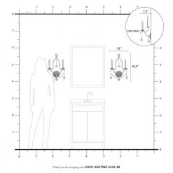 Chesterfield 2 Light Antique Gold Leaf Wall Sconce by Livex Lighting 19 Chesterfield 2 Light Antique Gold Leaf Wall Sconce by Livex Lighting -Livex Lighting shop antique gold leaf livex lighting wall sconces 6422 48 77 1000