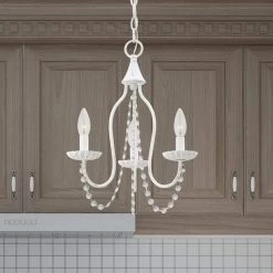 Alessia 3 Light Antique White Mini Chandelier by Livex Lighting -Livex Lighting shop antique white livex lighting chandeliers 40793 60 40 1000