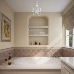 Alessia 3 Light Antique White Mini Chandelier by Livex Lighting -Livex Lighting shop antique white livex lighting chandeliers 40793 60 a0 1000