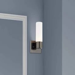 Aero 1 Light Black Chrome ADA Wall Sconce by Livex Lighting 16 Aero 1 Light Black Chrome ADA Wall Sconce by Livex Lighting -Livex Lighting shop black chrome livex lighting vanity lighting 10101 46 a0 1000