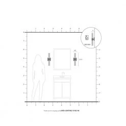 Aero 2 Light Black Chrome ADA Bath Vanity by Livex Lighting -Livex Lighting shop black chrome livex lighting vanity lighting 10102 46 66 1000 1