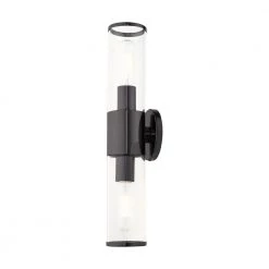 Banca 4.25 in. 2 Light Black Chrome Vanity Light by Livex Lighting -Livex Lighting shop black chrome livex lighting vanity lighting 17282 46 76 1000