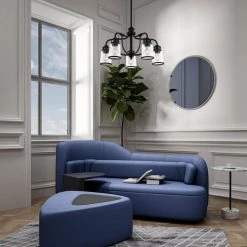 Lawrenceville 5 Light Black Chandelier by Livex Lighting -Livex Lighting shop black livex lighting chandeliers 40025 04 1d 1000