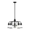Lawrenceville 5 Light Black Chandelier by Livex Lighting