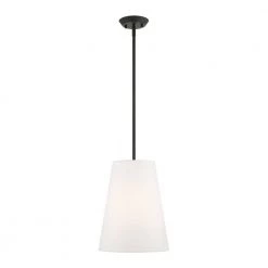 Prato 1 Light Black Pendant by Livex Lighting -Livex Lighting shop black livex lighting chandeliers 40567 04 4f 1000
