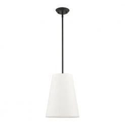 Prato 1 Light Black Pendant by Livex Lighting -Livex Lighting shop black livex lighting chandeliers 40567 04 c3 1000