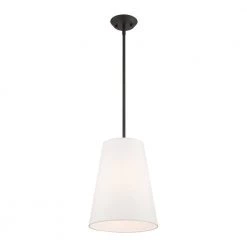 Prato 1 Light Black Pendant by Livex Lighting -Livex Lighting shop black livex lighting chandeliers 40567 04 fa 1000