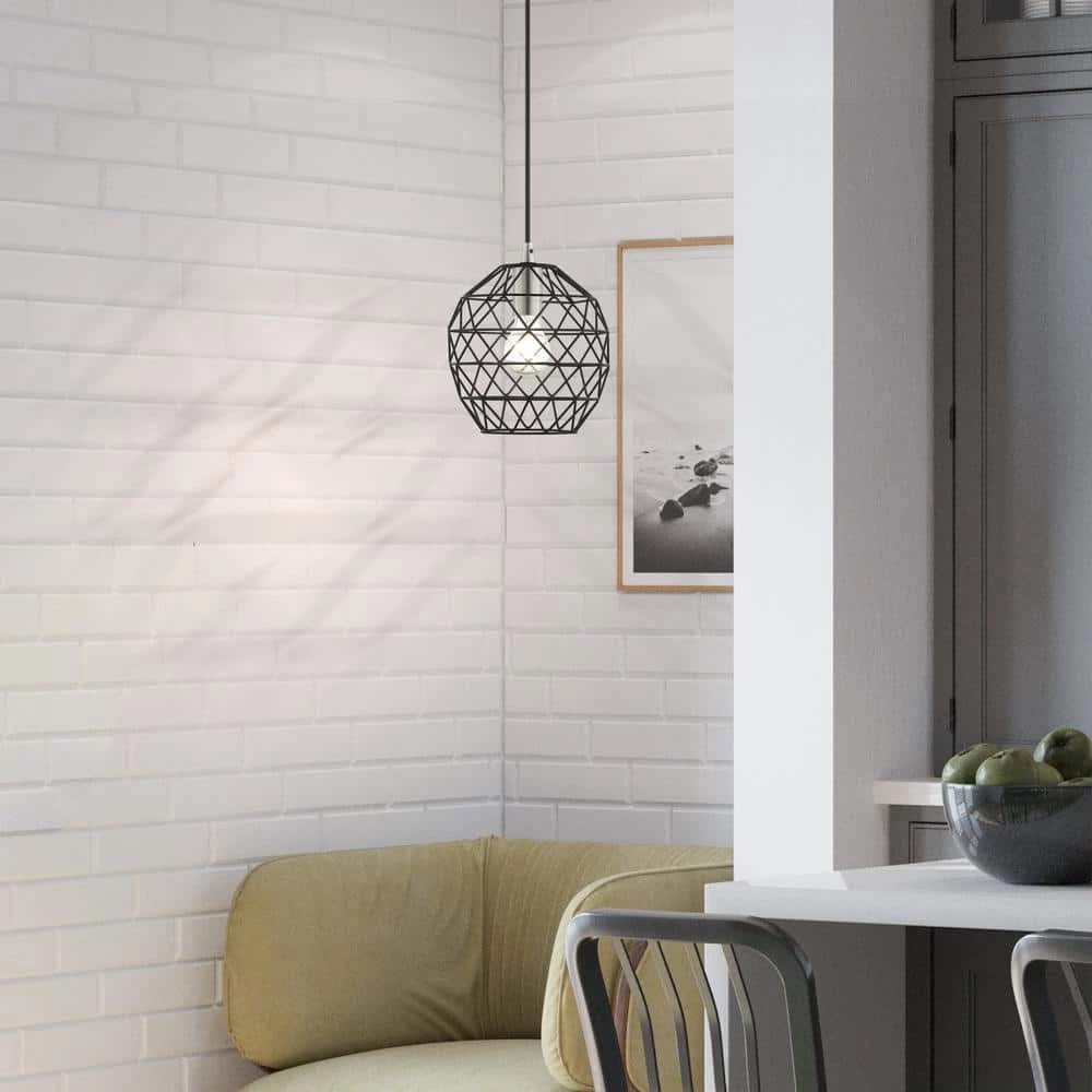 Geometrix 1 Light Black Pendant by Livex Lighting 3 Geometrix 1 Light Black Pendant by Livex Lighting - Image 3