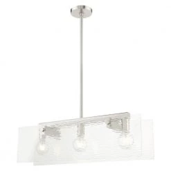 Ashcroft 3 Light Brushed Nickel Chandelier by Livex Lighting -Livex Lighting shop black livex lighting chandeliers 45623 91 1f 1000