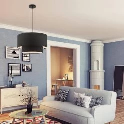 Bainbridge 3 Light Black Pendant by Livex Lighting -Livex Lighting shop black livex lighting chandeliers 45668 04 40 1000