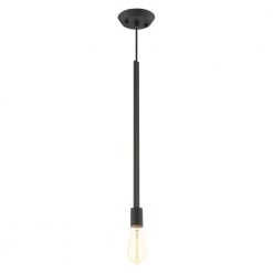 Prague 1 Light Black Pendant by Livex Lighting 15 Prague 1 Light Black Pendant by Livex Lighting -Livex Lighting shop black livex lighting chandeliers 45831 04 1f 1000