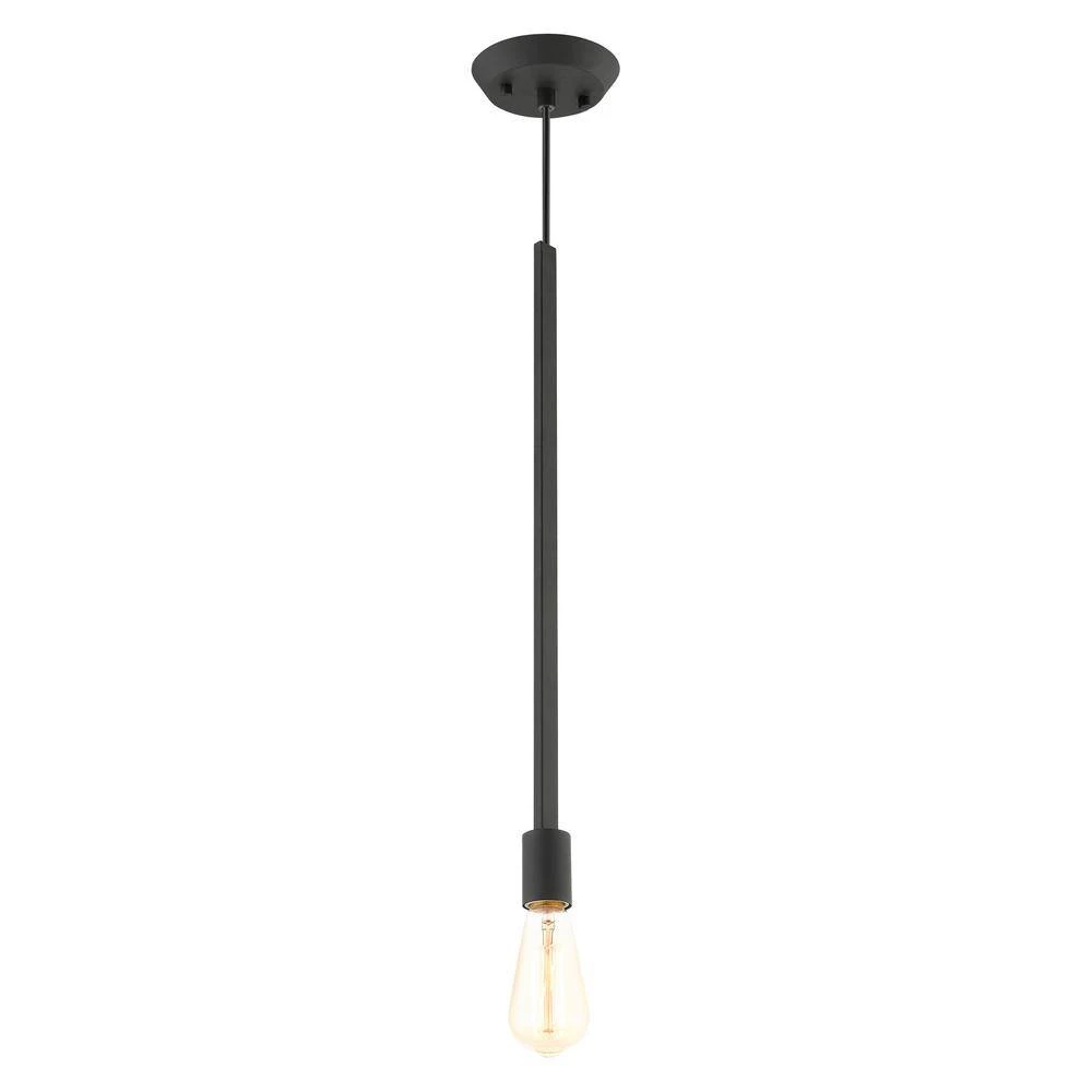 Prague 1 Light Black Pendant by Livex Lighting 7 Prague 1 Light Black Pendant by Livex Lighting - Image 7