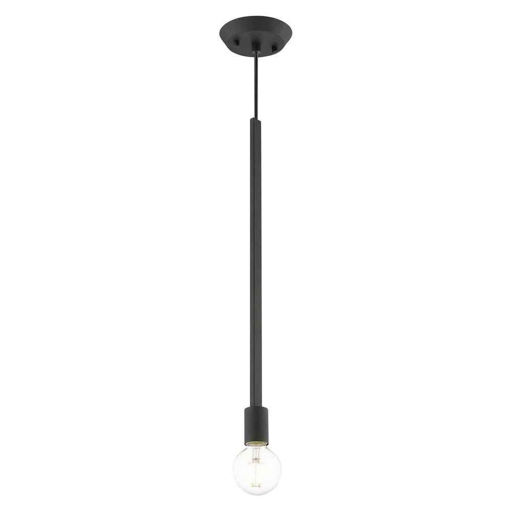 Prague 1 Light Black Pendant by Livex Lighting 8 Prague 1 Light Black Pendant by Livex Lighting - Image 8