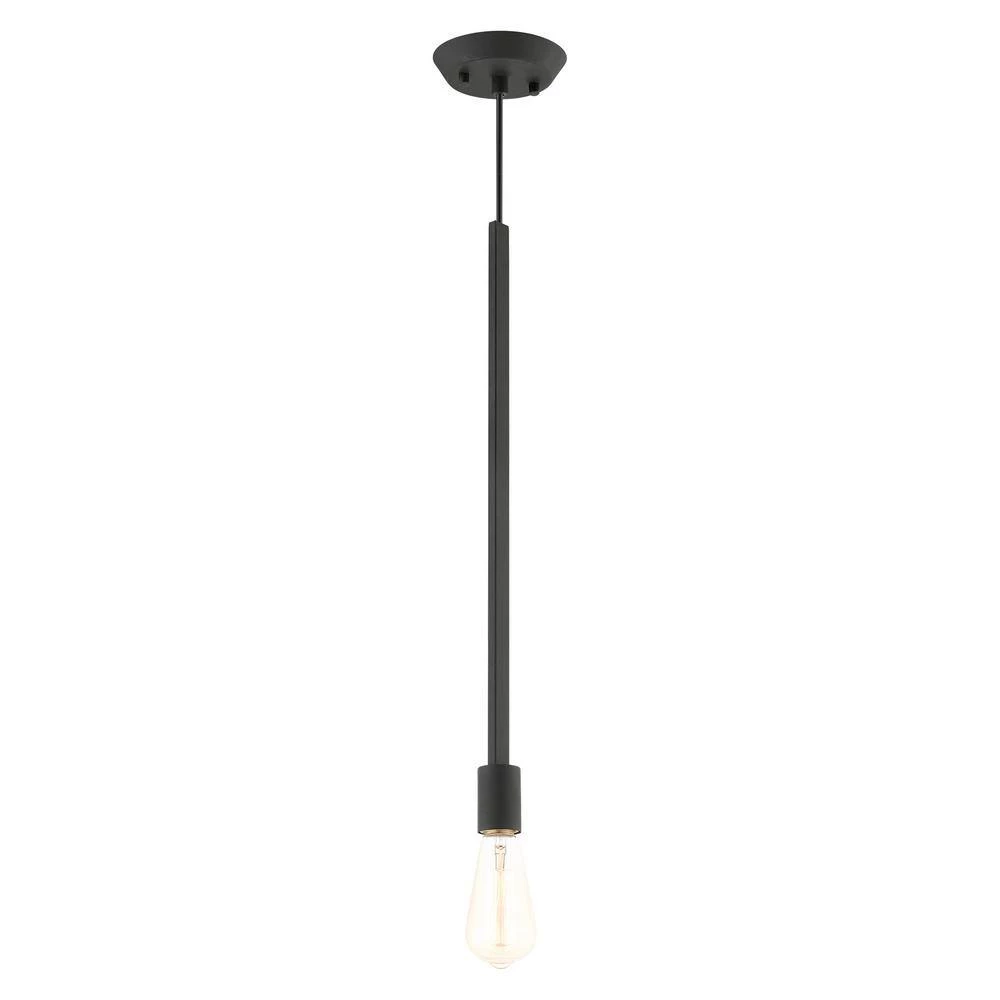 Prague 1 Light Black Pendant by Livex Lighting 6 Prague 1 Light Black Pendant by Livex Lighting - Image 6