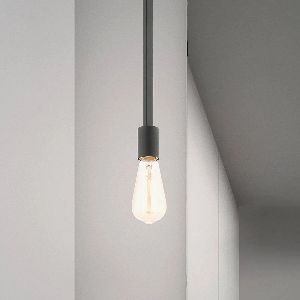 Prague 1 Light Black Pendant by Livex Lighting 2 Prague 1 Light Black Pendant by Livex Lighting - Image 2