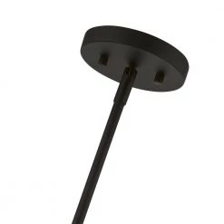 Elmhurst 5-Light Black Large Drum Hardback Pendant with Urban Gray Fabric Shade with White Fabric Inside by Livex Lighting -Livex Lighting shop black livex lighting chandeliers 46145 04 fa 1000