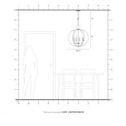 Milania 6 Light Black with Brushed Nickel Accents Chandelier by Livex Lighting -Livex Lighting shop black livex lighting chandeliers 4666 04 77 1000