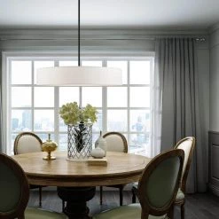 Venlo 5 Light Black with Brushed Nickel Accents Pendant by Livex Lighting -Livex Lighting shop black livex lighting chandeliers 46925 04 40 1000