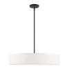 Venlo 5 Light Black with Brushed Nickel Accents Pendant by Livex Lighting