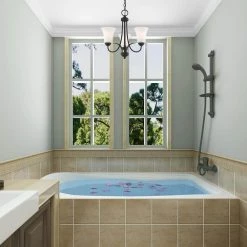 Ridgedale 3 Light Black Convertible Mini Chandelier/Ceiling Mount by Livex Lighting -Livex Lighting shop black livex lighting chandeliers 6473 04 40 1000