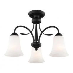 Ridgedale 3 Light Black Convertible Dinette Chandelier/Ceiling Mount by Livex Lighting 18 Ridgedale 3 Light Black Convertible Dinette Chandelier/Ceiling Mount by Livex Lighting -Livex Lighting shop black livex lighting chandeliers 6474 04 c3 1000